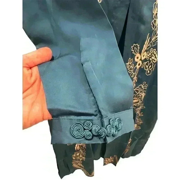 COPY - Honey Punch komono  coverup or robe in teal.  Size M, NWT​​​​​​​​ - Picture 4 of 9